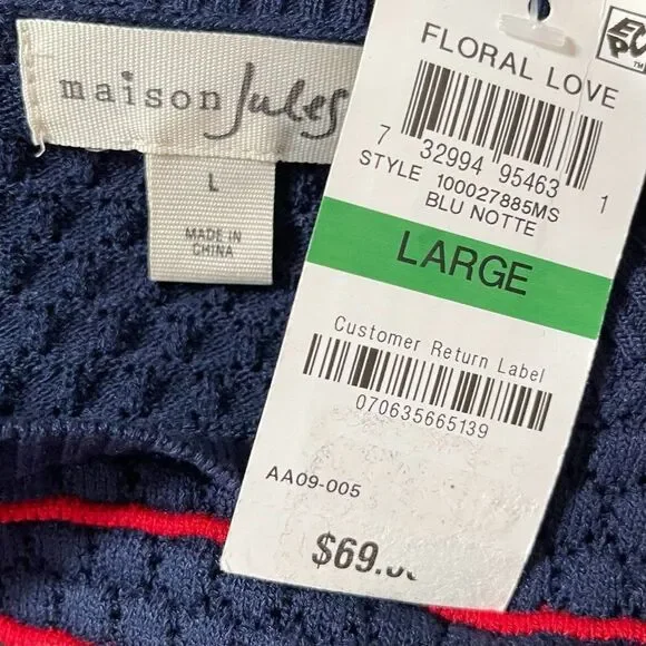 Maison Jules Stripe Sweater - Picture 3 of 3